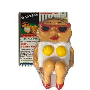 Penn Plax Belly‎ Buster Gang Leggs Benedict 8L 1992 Eggs Toast NOS